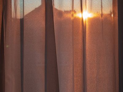 Sunlight streaming through a window into a quiet room.